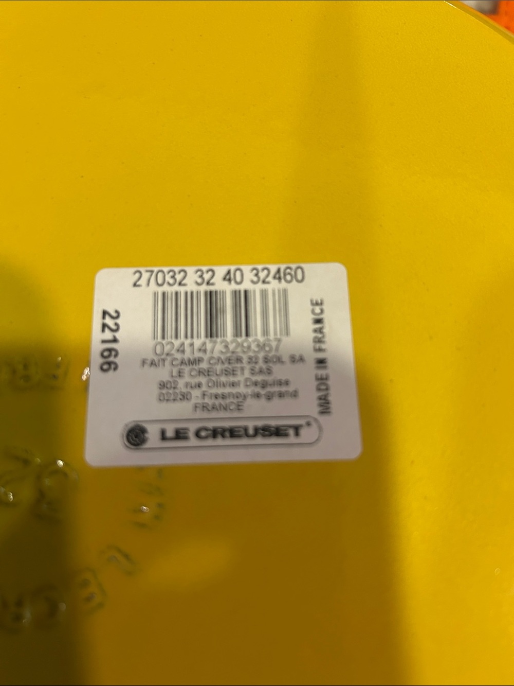 Le Creuset Soleil Cast Iron Skillet With Glass Lid NWT - Picture 7 of 13
